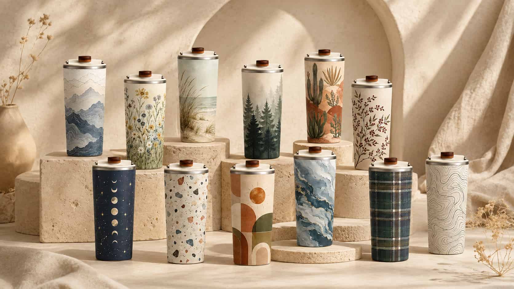 PoyeOut Introduces the New Art Series Titanium Insulated Travel Mug-PoyeOut PoyeOut Introduces the New Art Series Titanium Insulated Travel Mug-PoyeOut