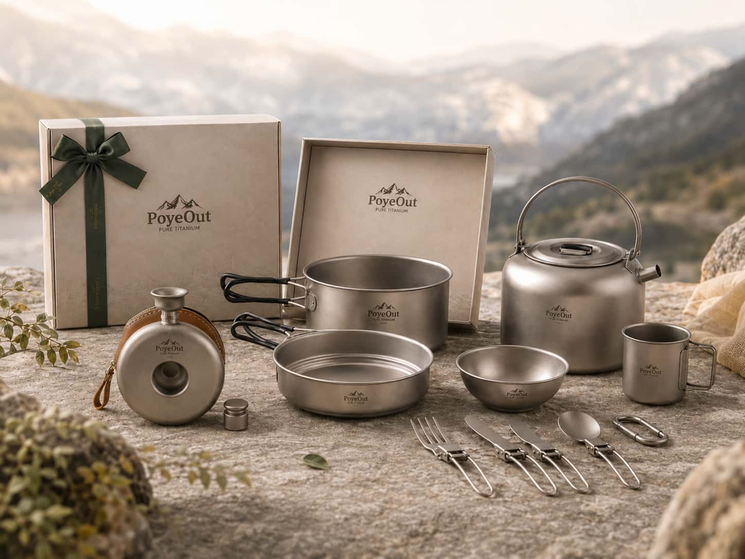 Titanium outdoor cookware manufacture