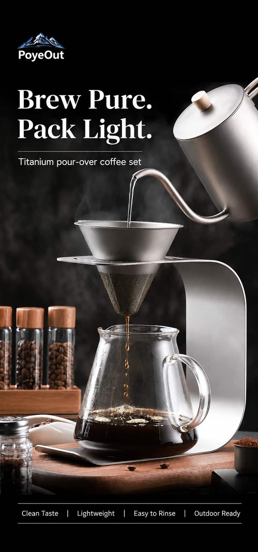 Why Titanium Tea Sets Are a Natural Fit for Outdoor Lifestyle Brands-PoyeOut Why Titanium Tea Sets Are a Natural Fit for Outdoor Lifestyle Brands-PoyeOut
